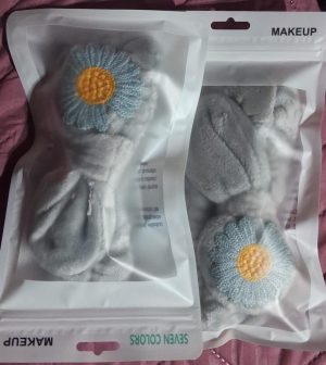 Faixa de Cabelo Peluciada- Flor