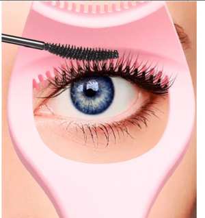 Aplicador e Protetor De Máscara P/ Cílios Rímel 3 Em 1