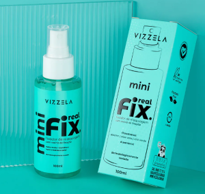 MINI FIXADOR DE MAQUIAGEM REAL FIX 100ML - VIZZELA