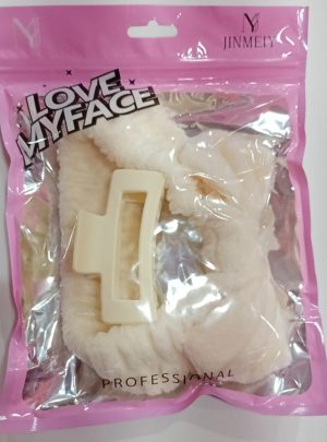 Kit tiara skincare + presilha