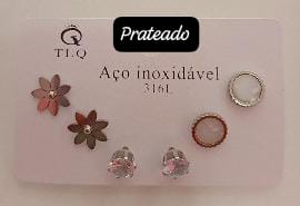 Trio Brincos mini kit (Aço Inoxidável)